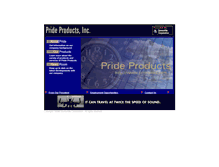 Tablet Screenshot of prideprod.com